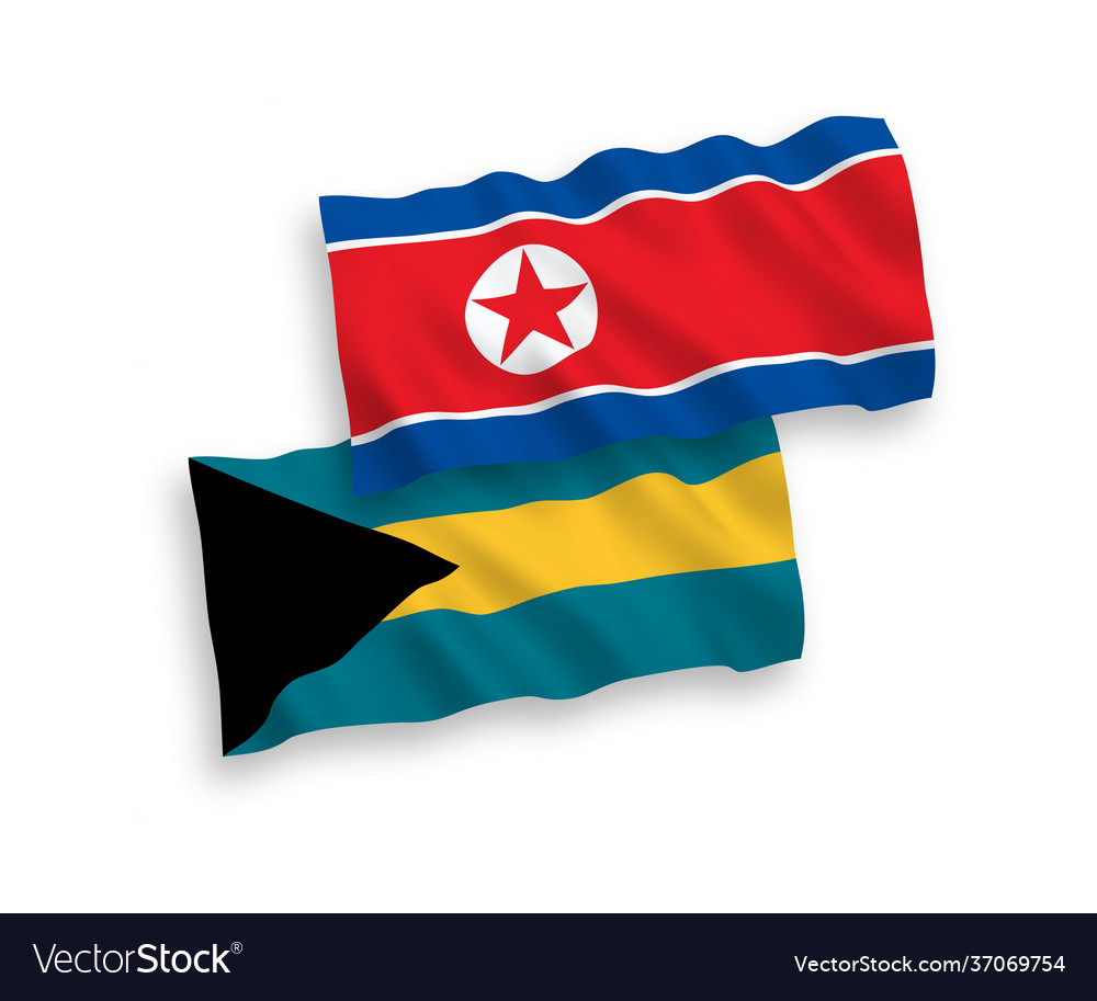Flags north korea and commonwealth