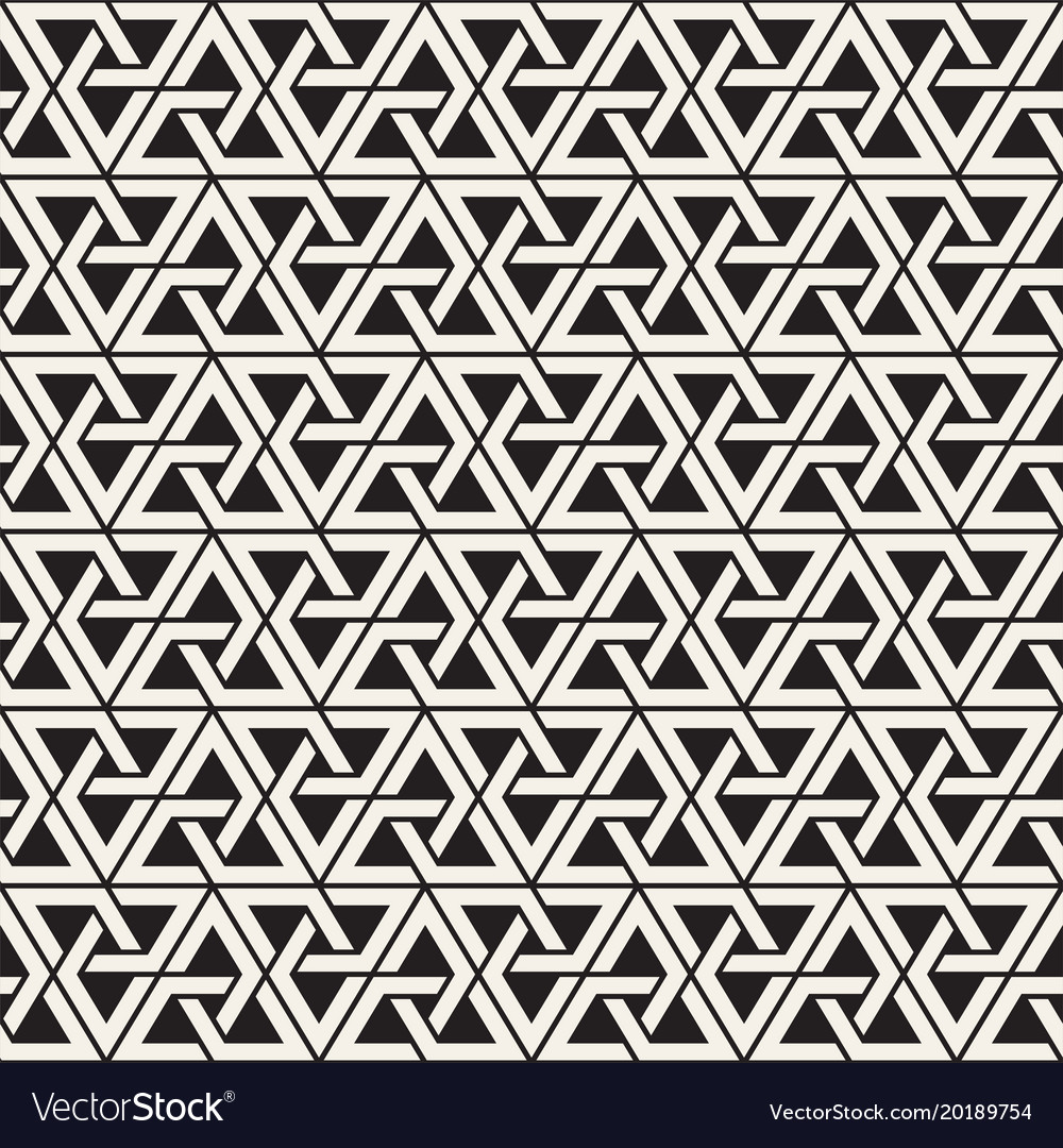 Geometric Hexagonal Stripe Pattern