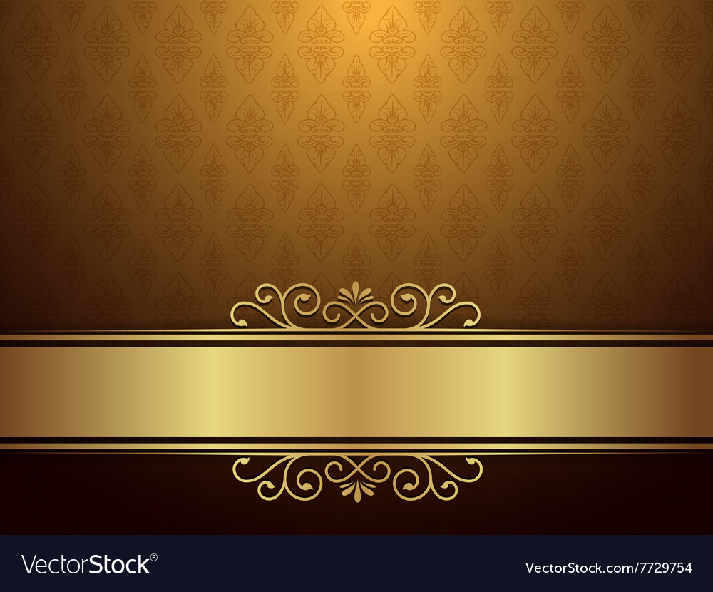 golden background with luxury design royalty free vector vectorstock