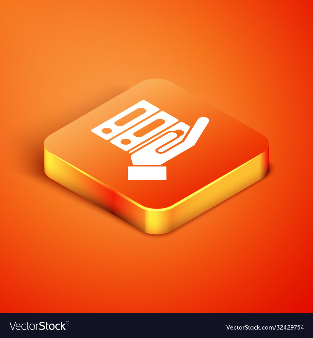 Isometric server data web hosting icon isolated vector image Isometric server data web hosting icon isolated