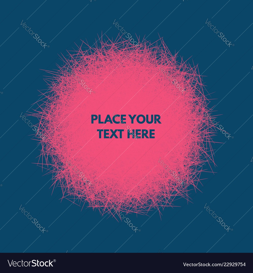 Sphere consisting of chaotic lines fluffy element Vector Image Sphere consisting of chaotic lines fluffy element