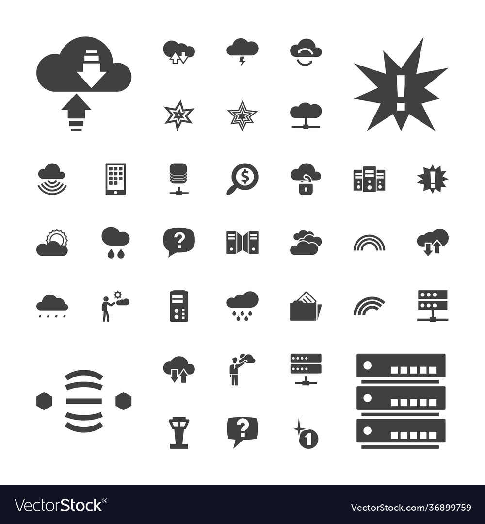 37 cloud icons