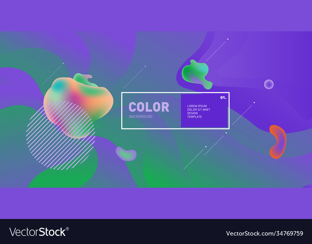 Liquid color background design fluid gradient
