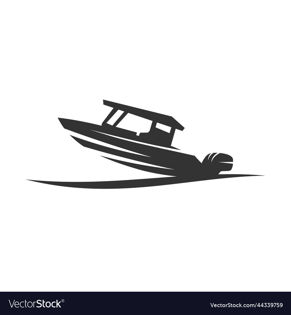 Marine console fishing boats logo icon brand