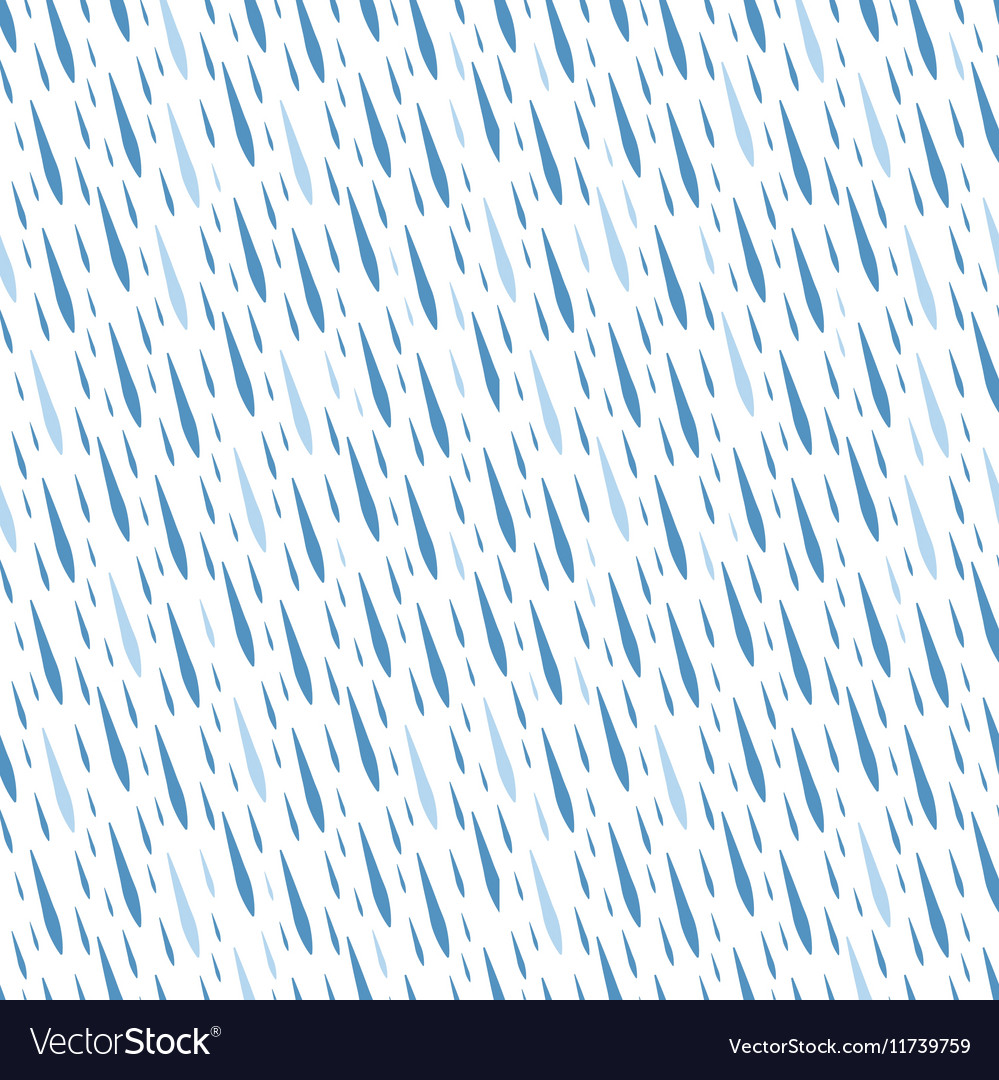 Rain drops seamless pattern