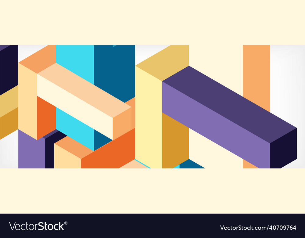 Abstract background 3d cubes cubic elements