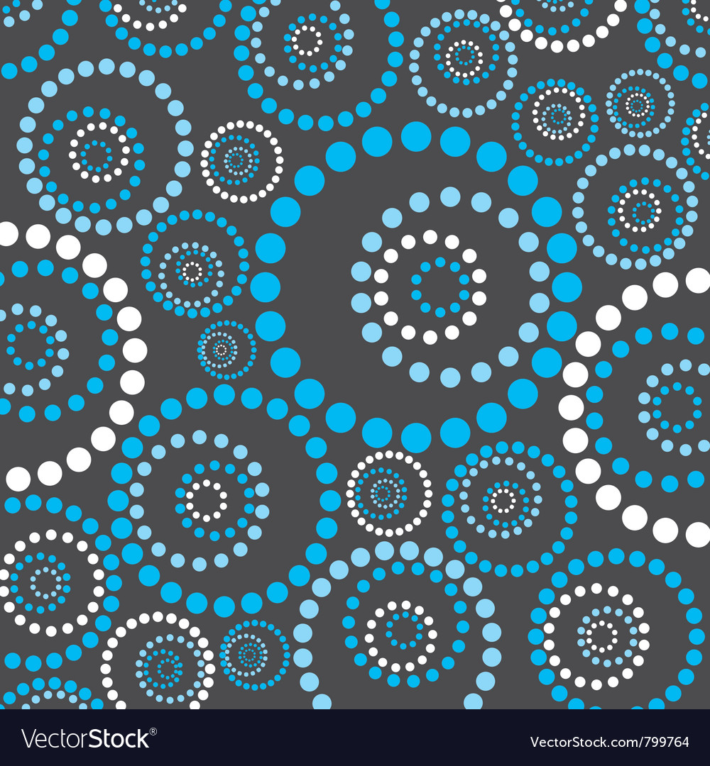 Abstract blue circles pattern