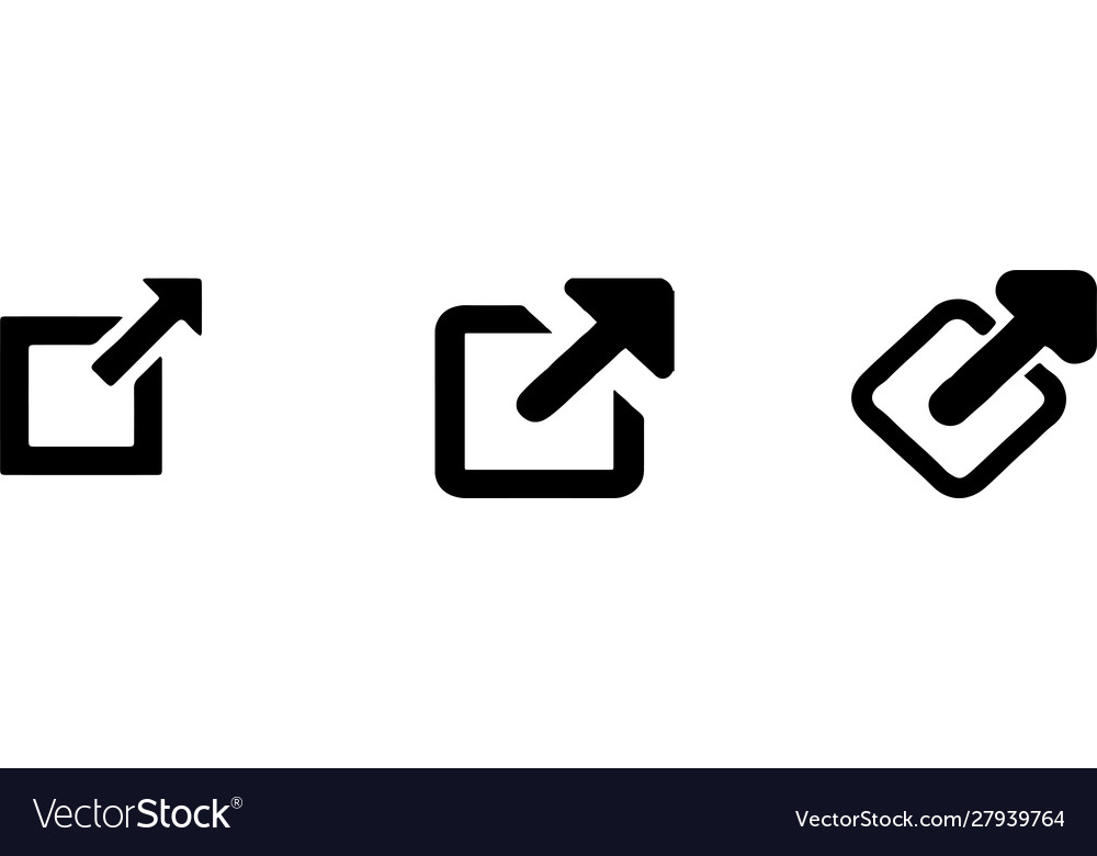 Arrow expand full screen scale icon isolated on wh