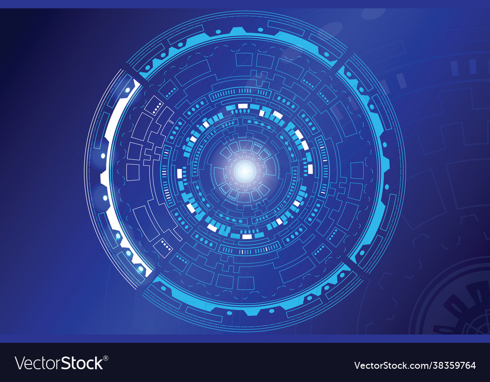 Blue background technologies Royalty Free Vector Image