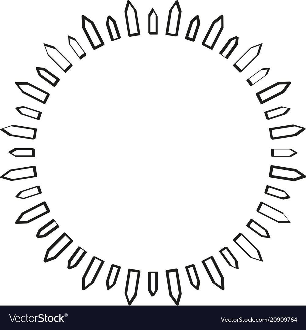 Circle Border - Scale Motif