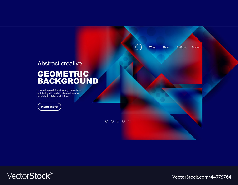 Geometric elements - squares and triangles