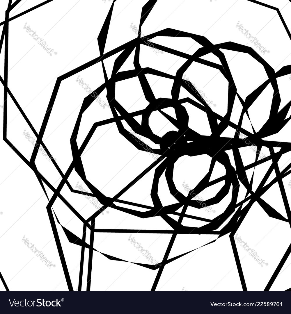 Intersecting Line Abstract Pattern