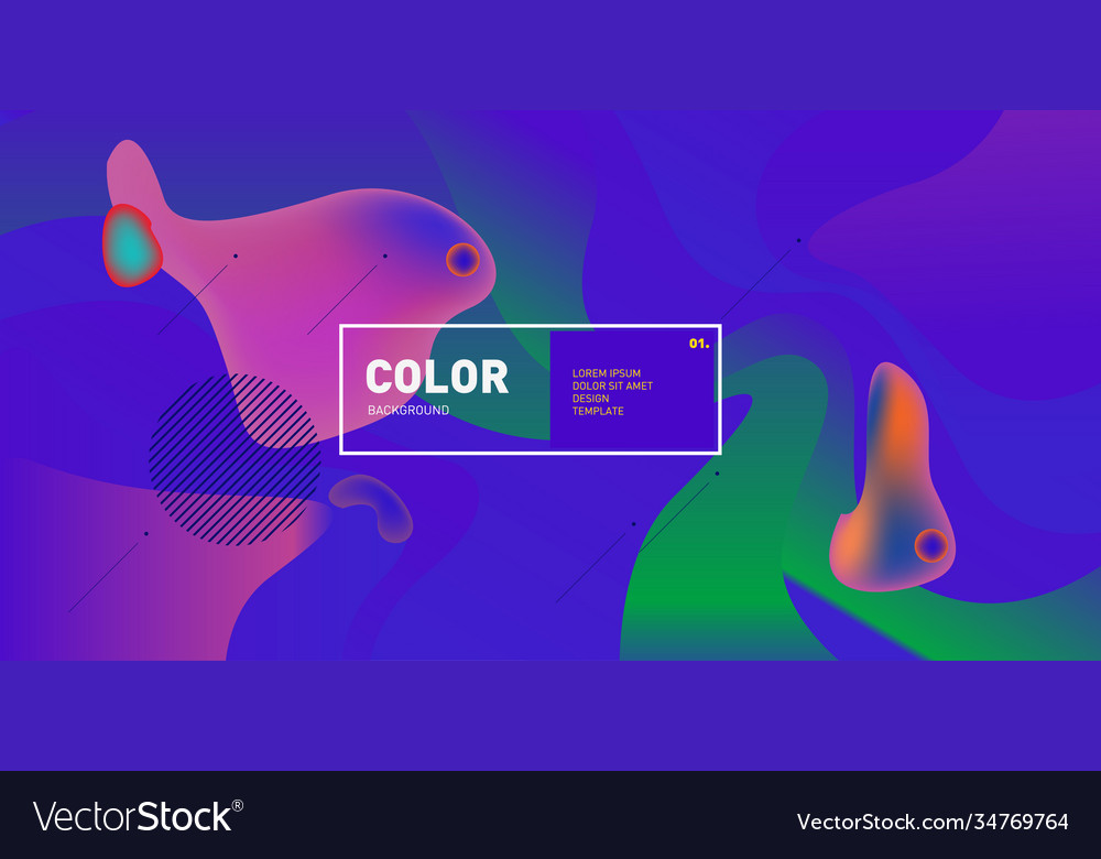 Liquid color background design fluid gradient