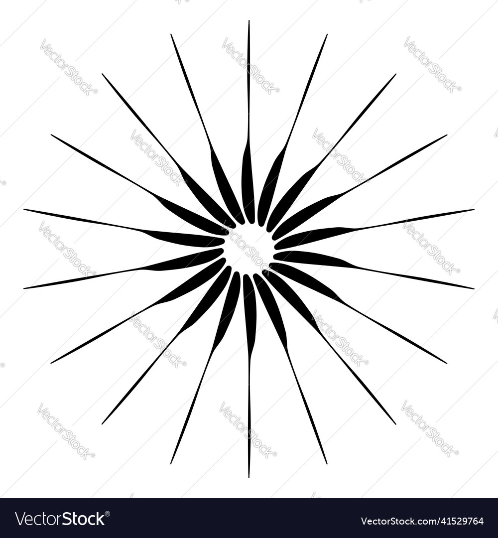 Radial converging radaiating lines abstract vector image Radial converging radaiating lines abstract