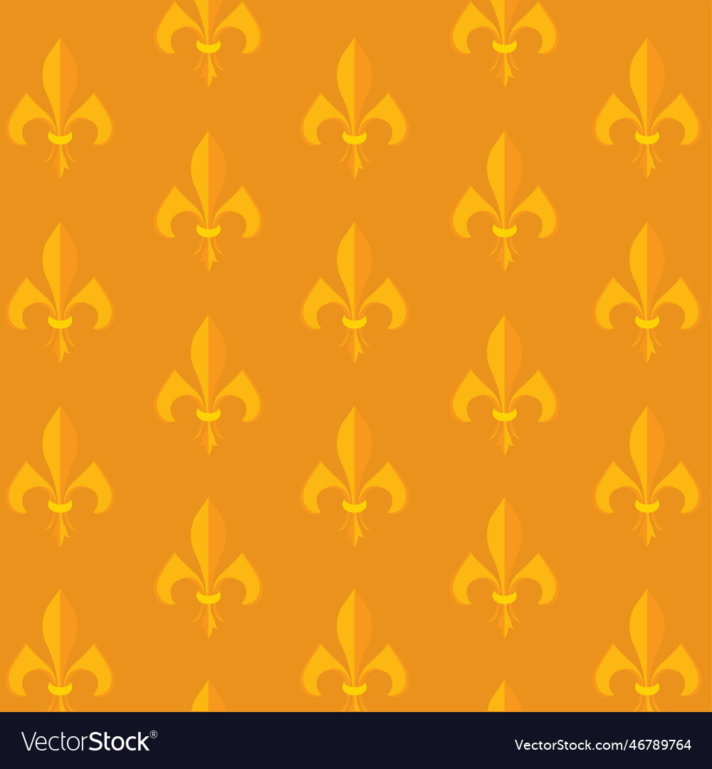 Seamless pattern background with lys flower