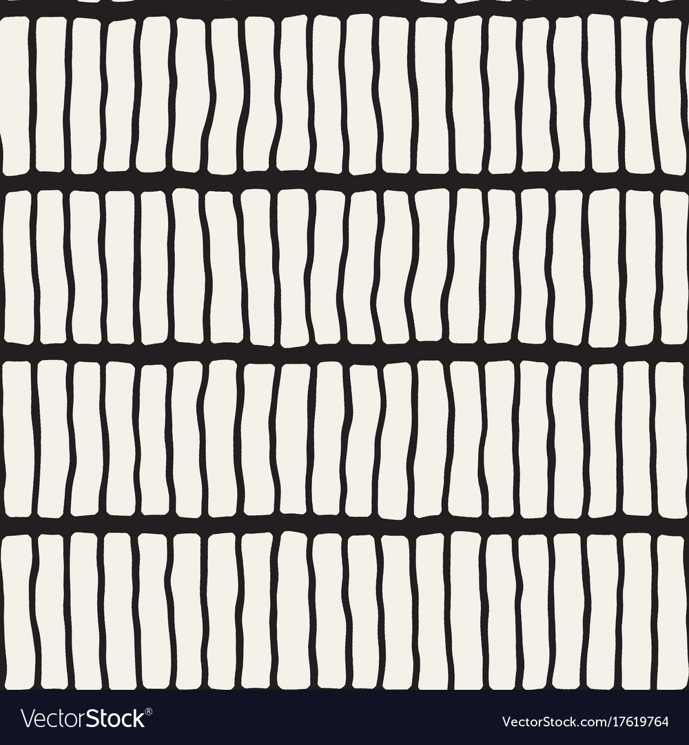 Seamless pattern with hand drawn brush strokes