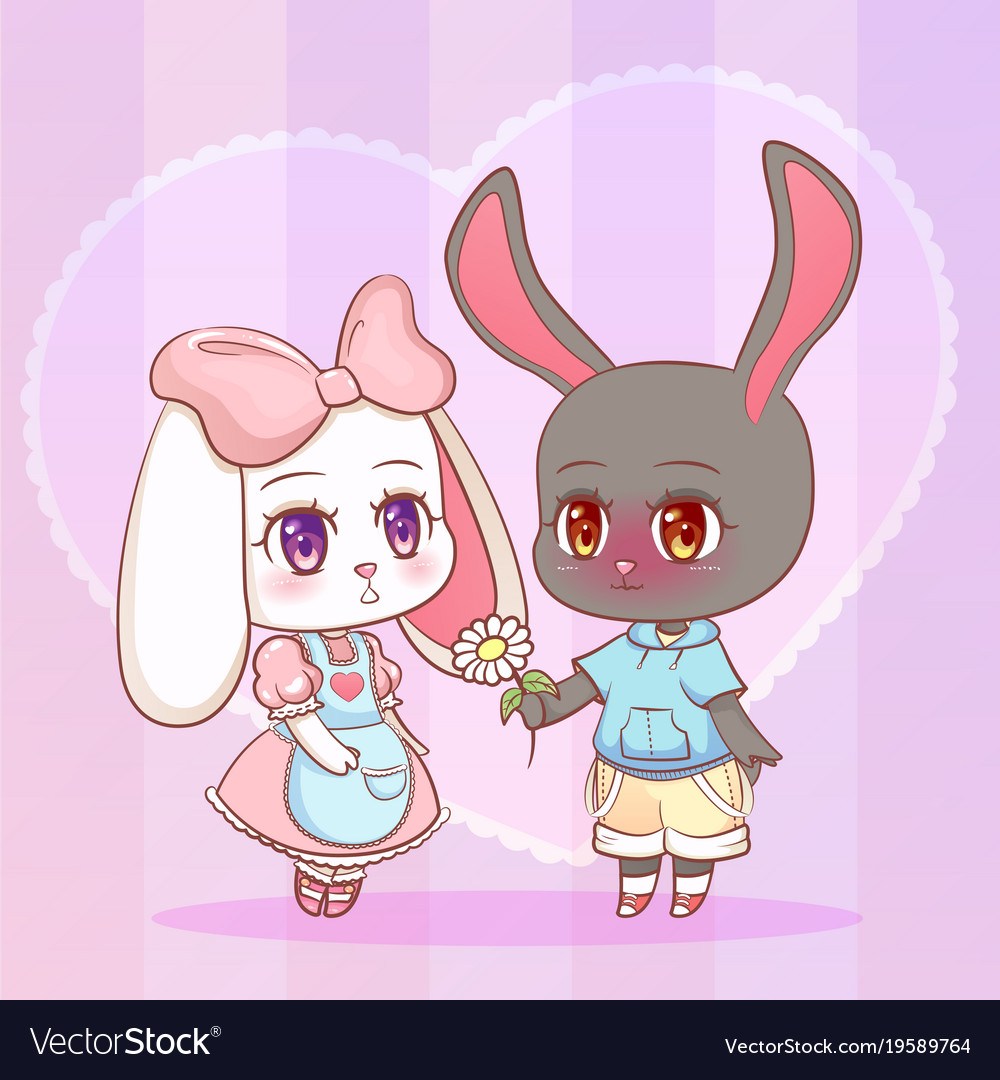 Cute Rabbit illustration Rabbit kawaii chibi vector drawing style Rabbit  cartoon Bunny 17048037 Vector Art at Vecteezy