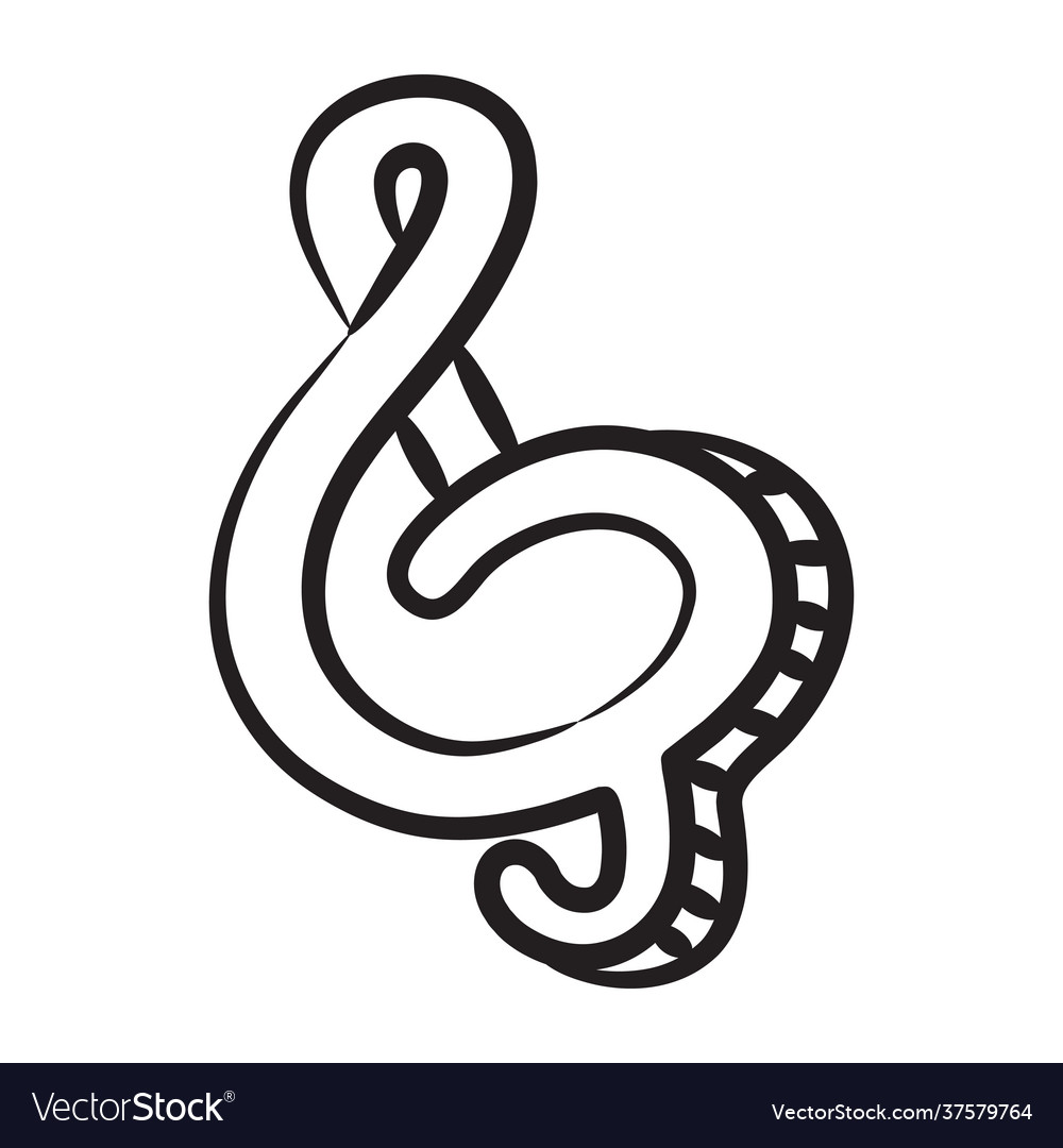 Treble clef Royalty Free Vector Image - VectorStock