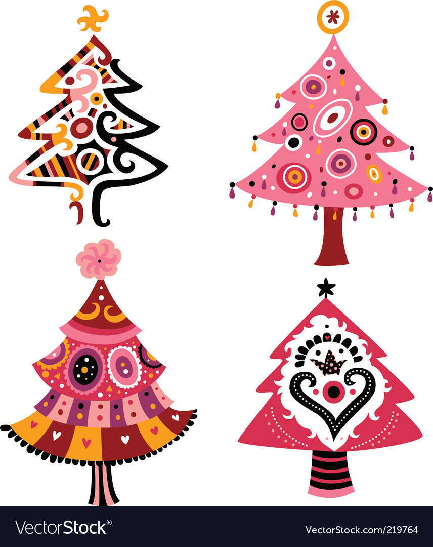 Whimsical Christmas Trees