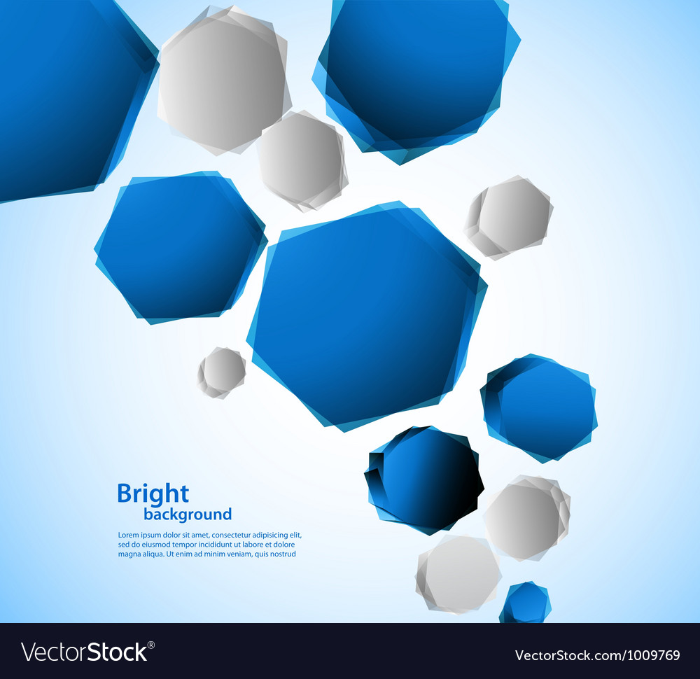 Background with hexagons