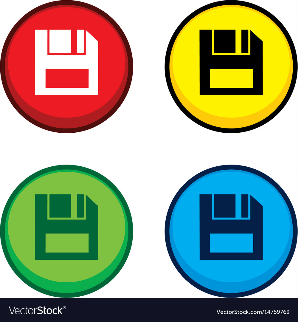 Color game asset menu icon button