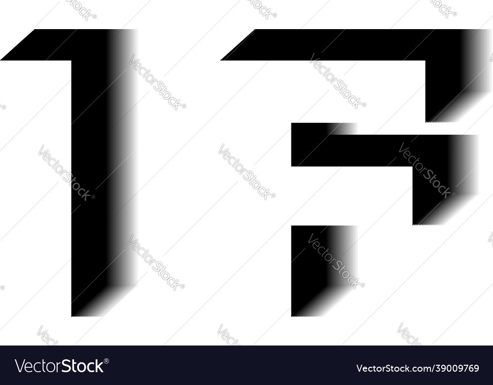 If monogram shadow shape style