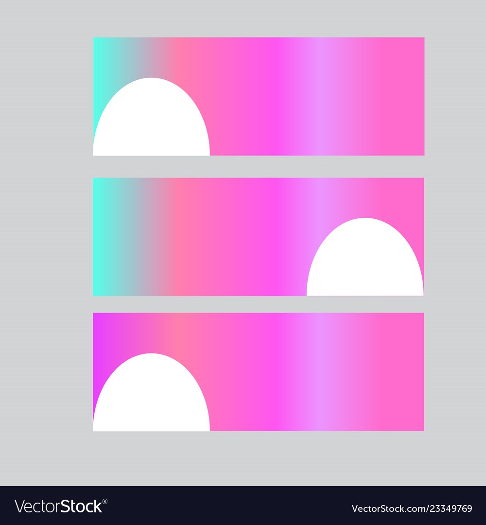 Set of abstract design templates vector image Set of abstract design templates