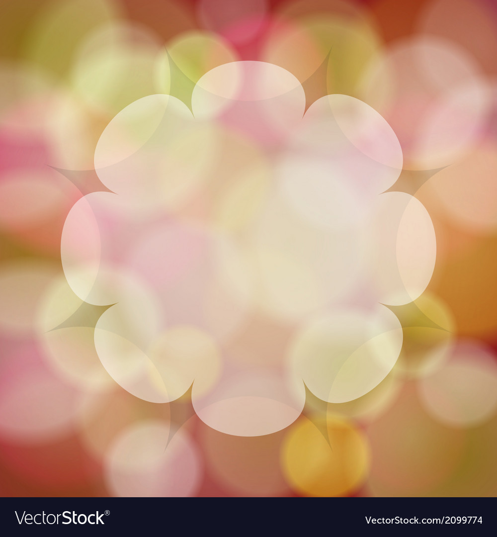 Abstract background with bokeh light effects