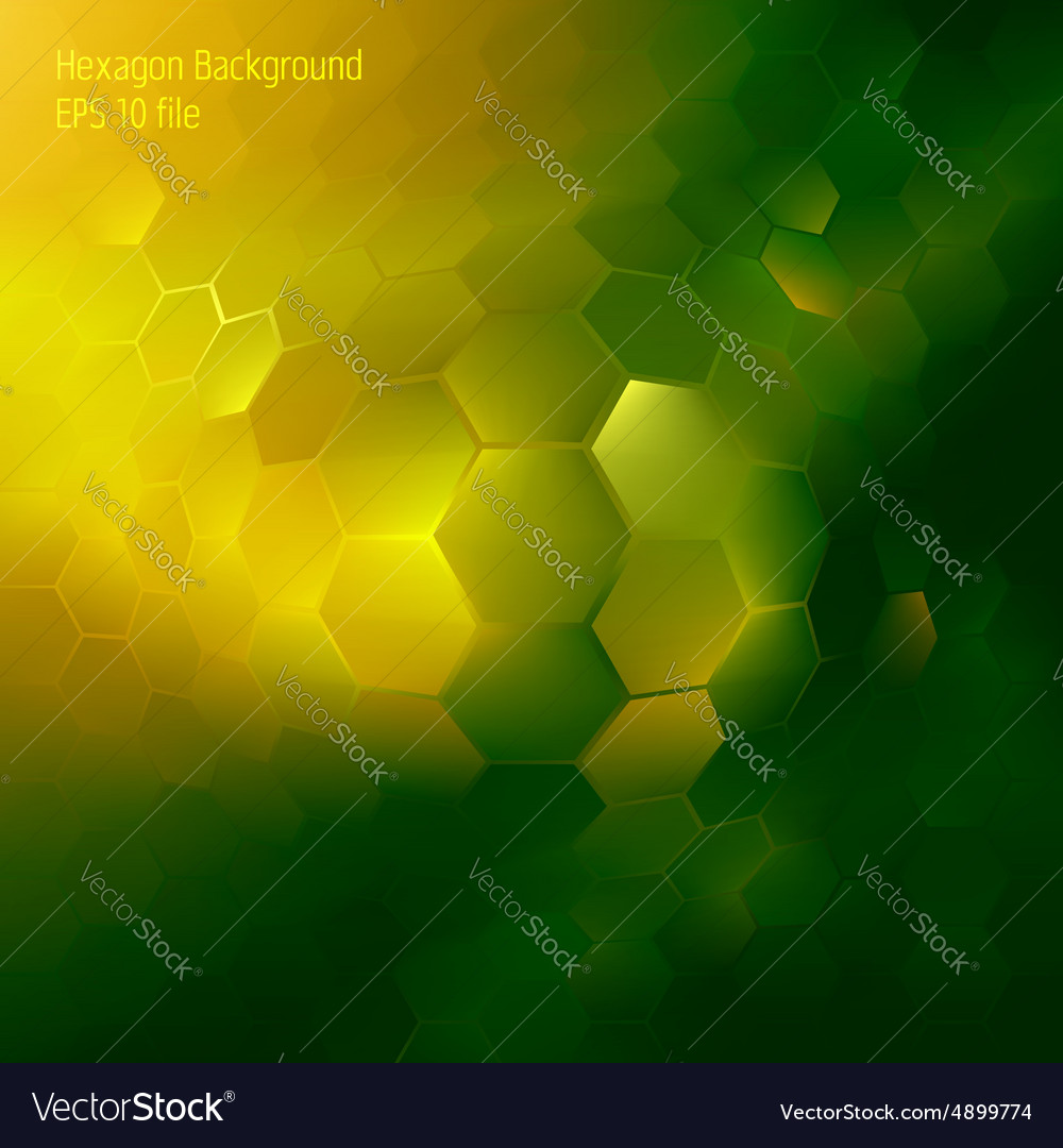 Abstract Hexagon Pattern