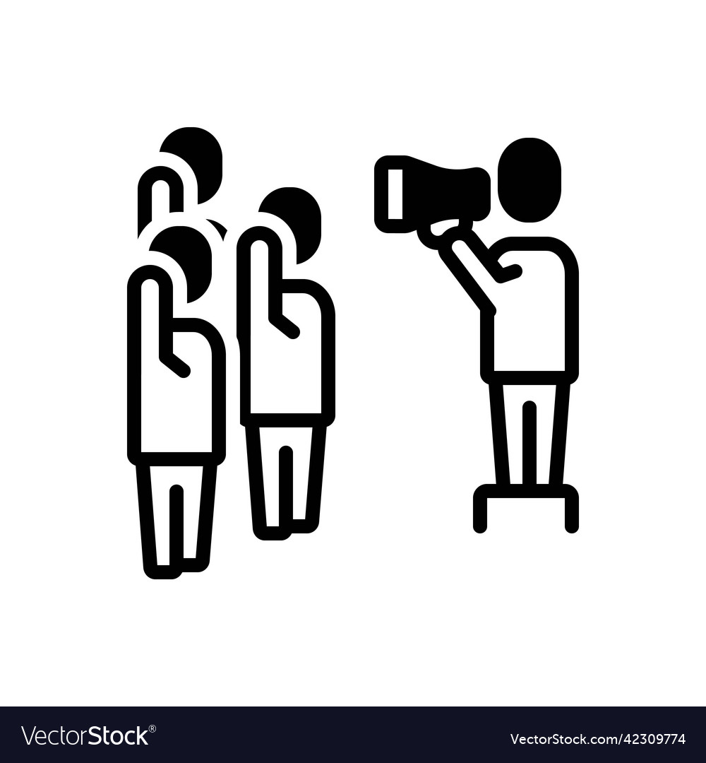 Activists Royalty Free Vector Image - VectorStock
