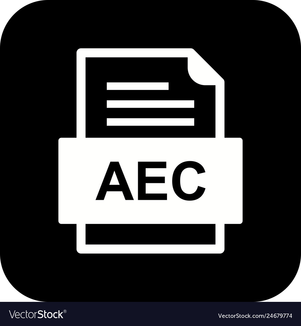 Aec file document icon