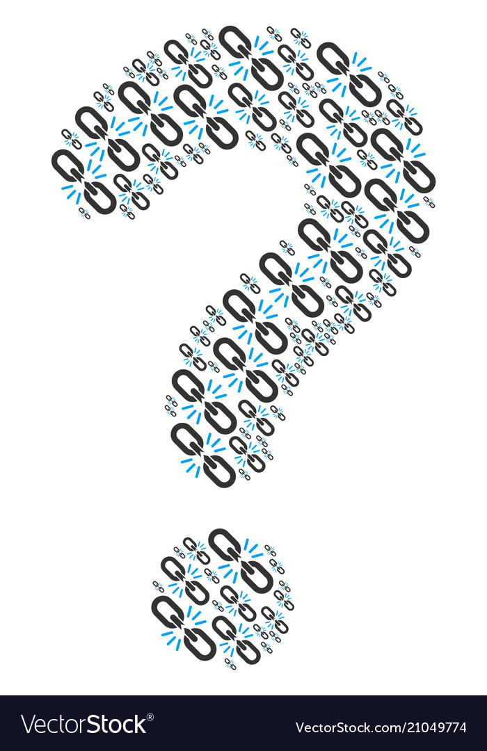 Break Chain Question Mark Mosaic