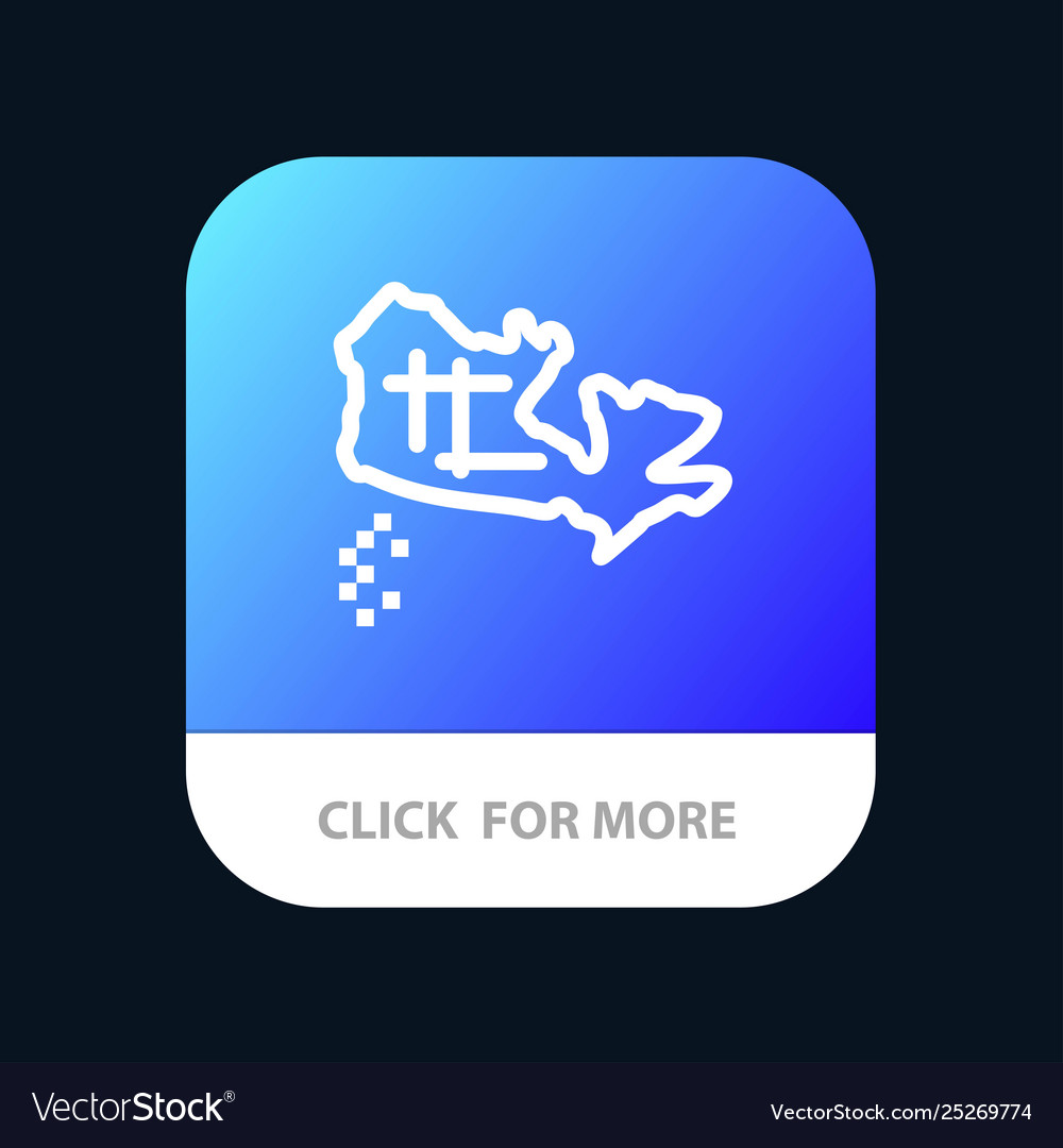 Canada map location mobile app button android