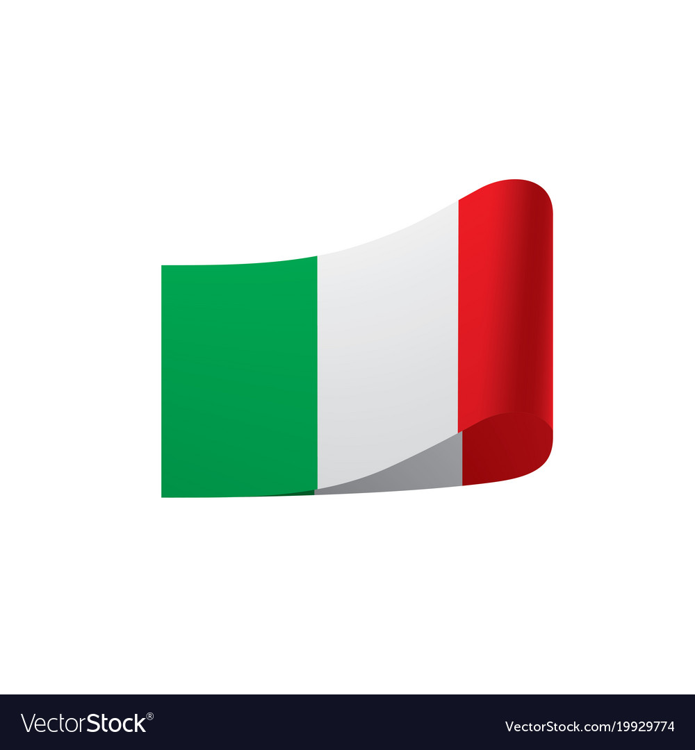 Italy flag Royalty Free Vector Image - VectorStock