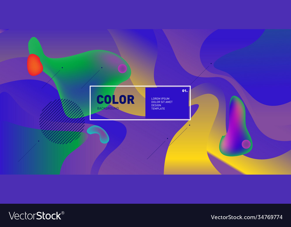 Liquid color background design fluid gradient