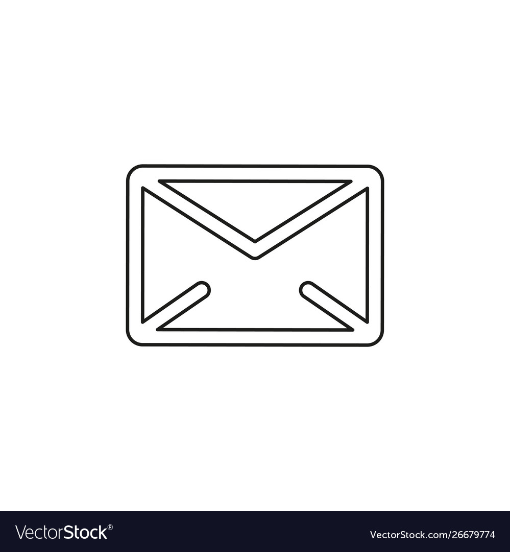 Message icon envelope