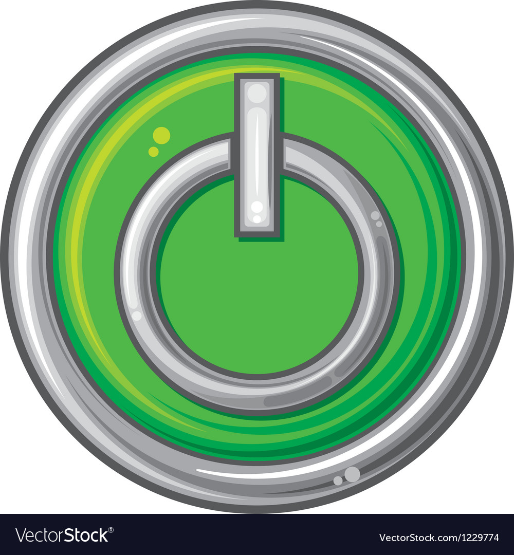 Power button Royalty Free Vector Image - VectorStock