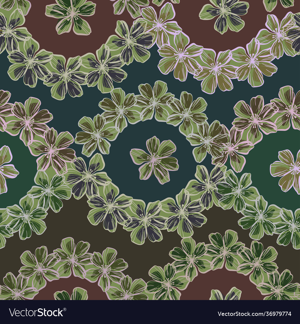 Seamless pattern with abstract feather vector image Seamless pattern with abstract feather