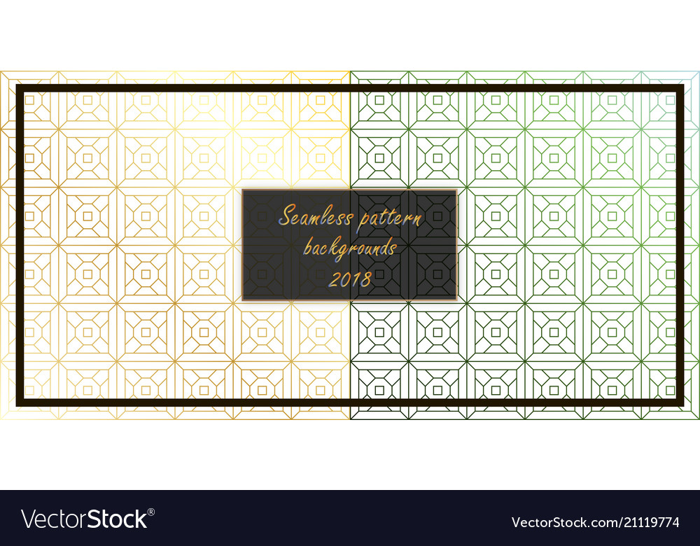 Set of seamless patterns repeating geometric vector image Set of seamless patterns repeating geometric