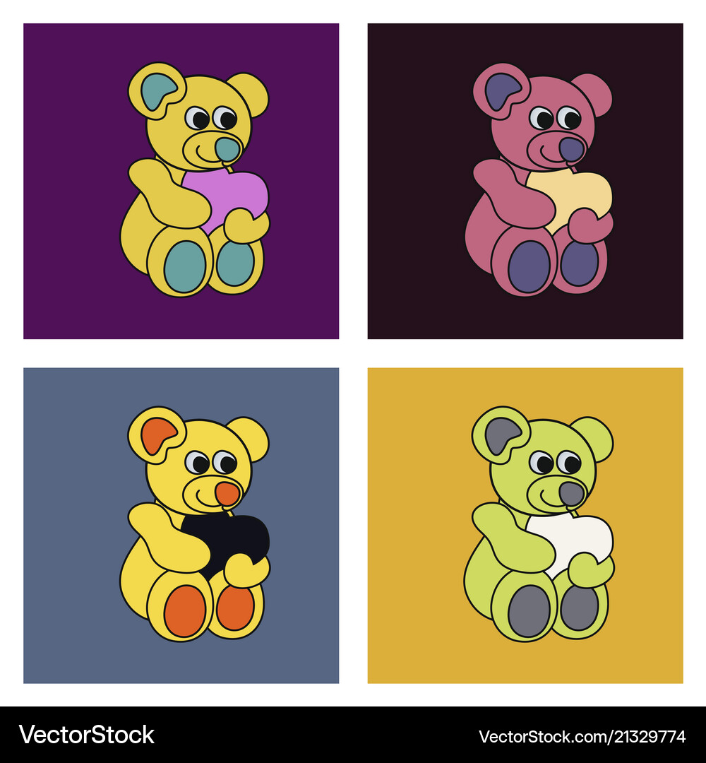 Teddy bear Royalty Free Vector Image - VectorStock