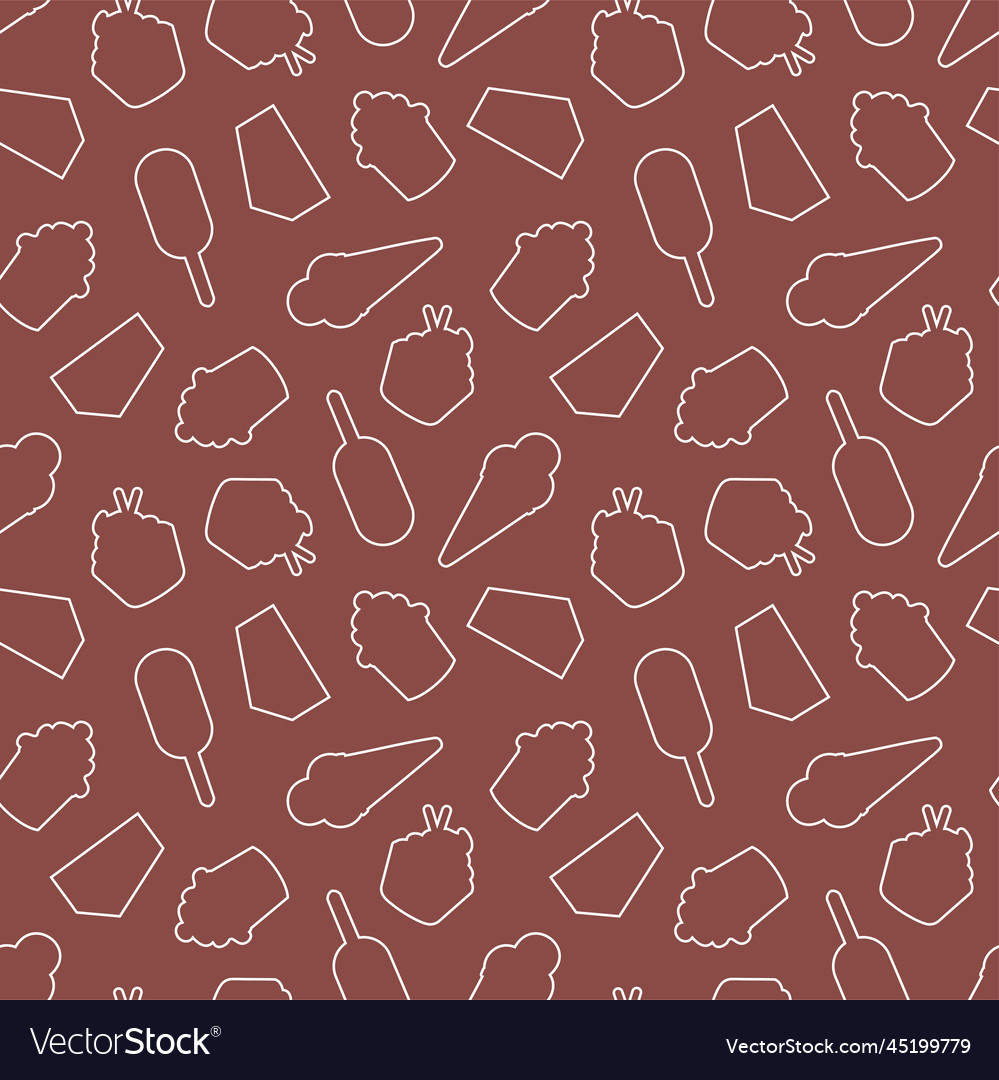 Chocolate seamless pattern design with choco