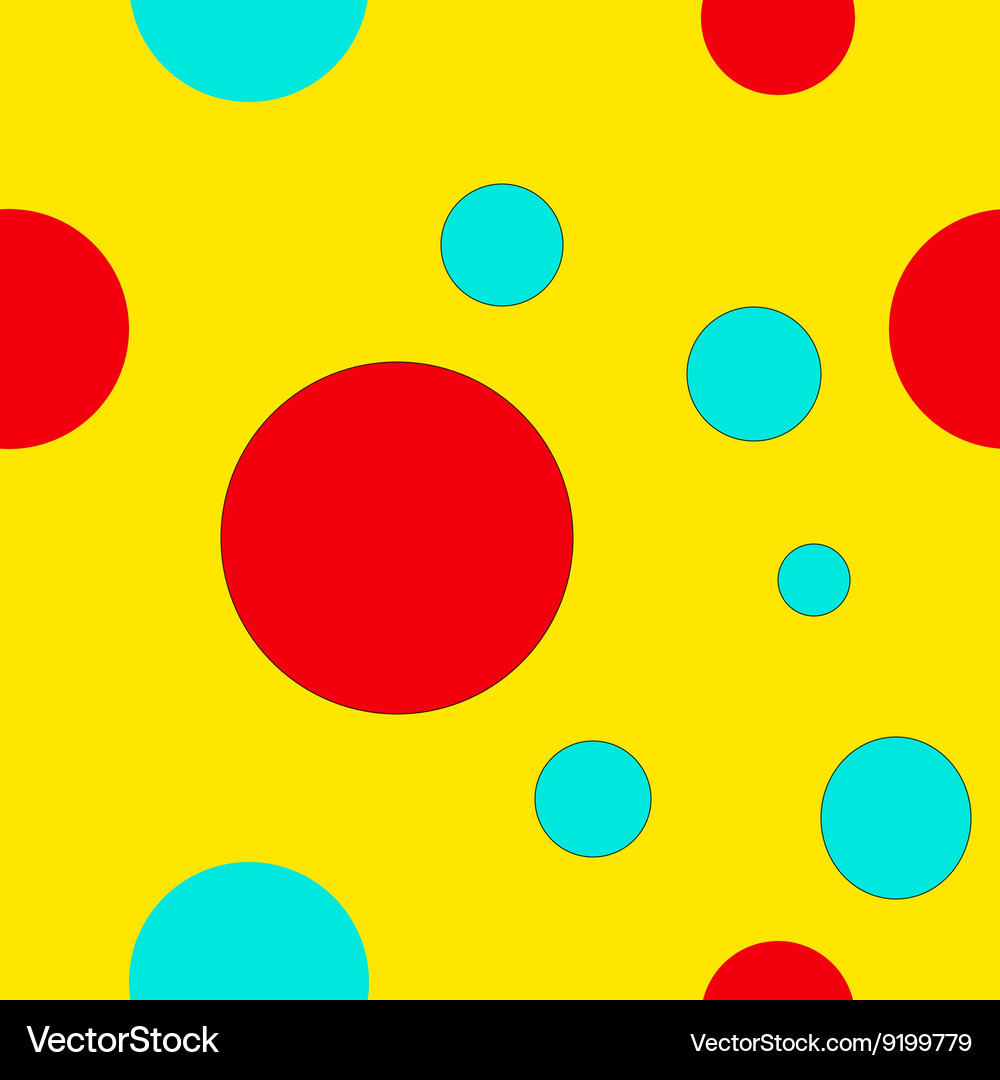 Circles geometric seamless pattern Royalty Free Vector Image