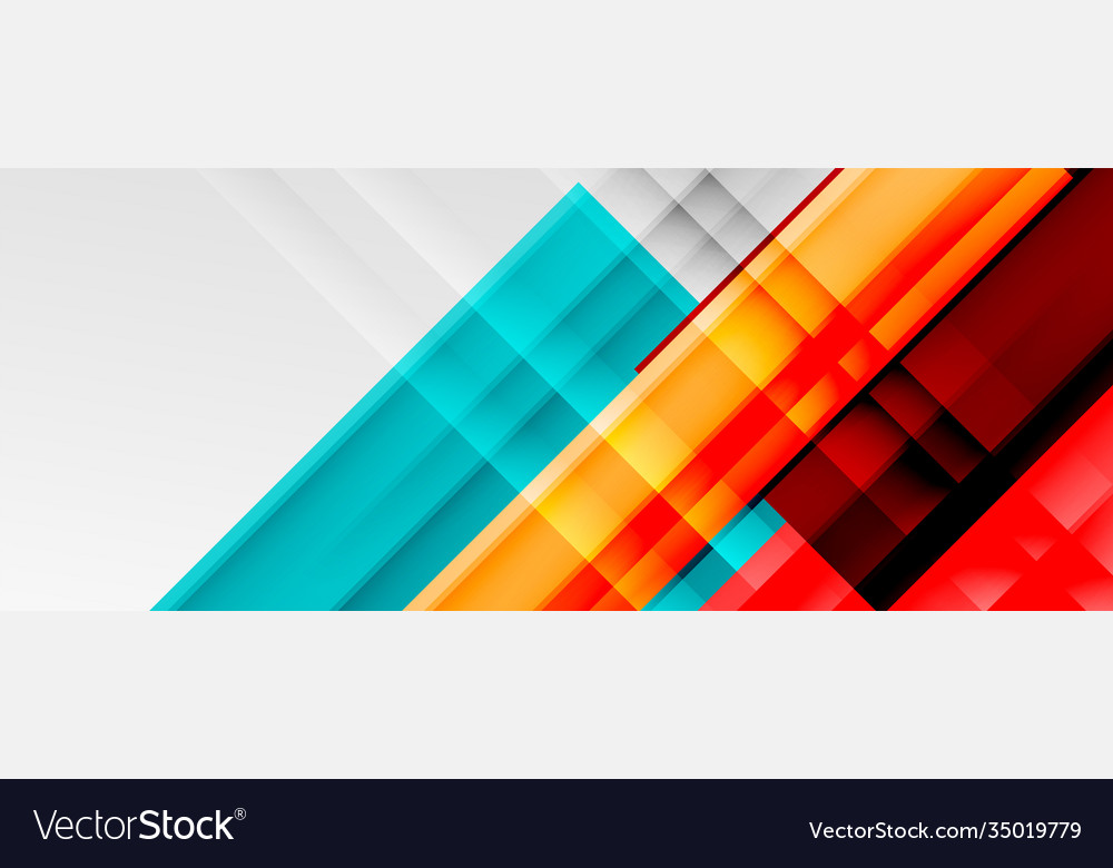 Geometric abstract backgrounds with shadow lines vector image Geometric abstract backgrounds with shadow lines