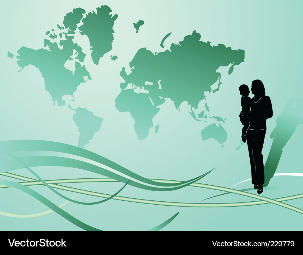 Green globe Royalty Free Vector Image - VectorStock