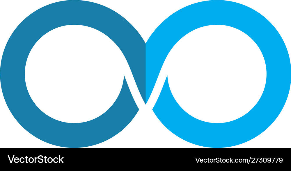 Infinity logo icon Royalty Free Vector Image - VectorStock