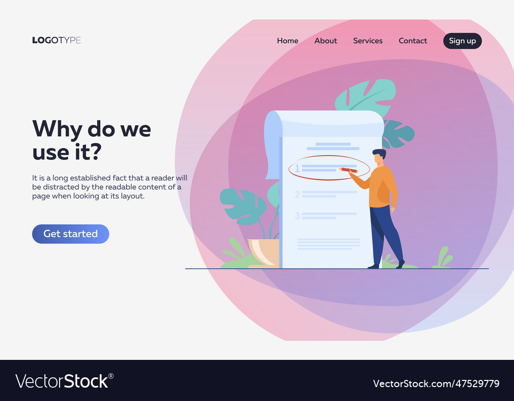 Manager prioritizing tasks in to do list Vector Image Manager prioritizing tasks in to do list