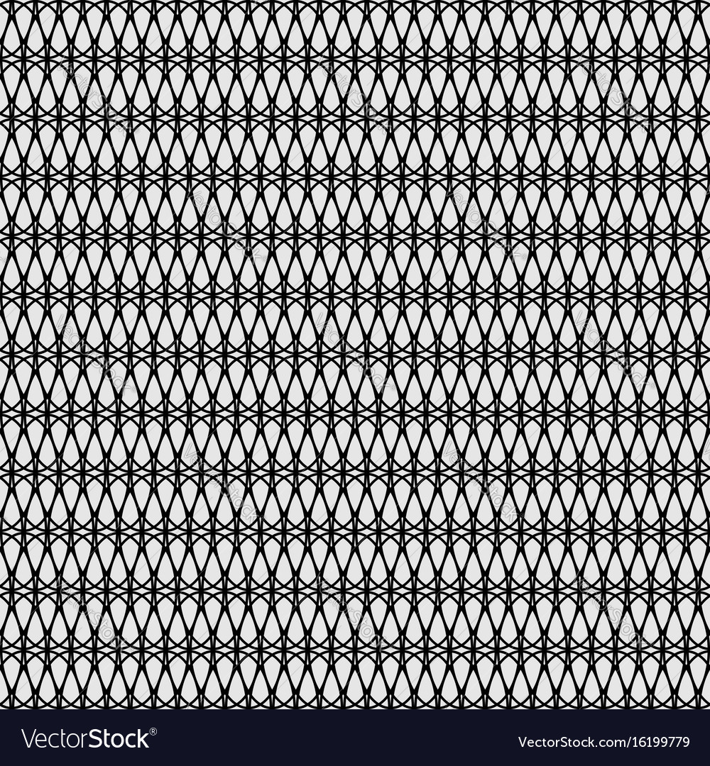 Seamless lattice pattern black repeating grid