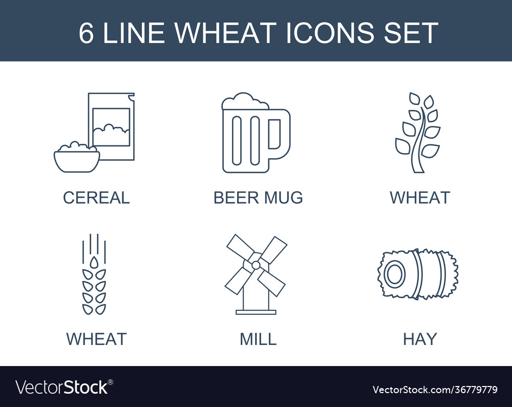 Wheat icons