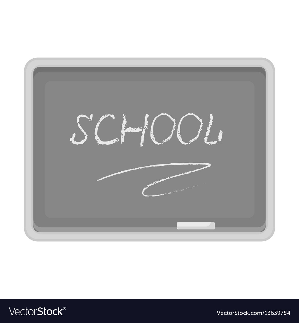 Blackboard with chalk and pointer board