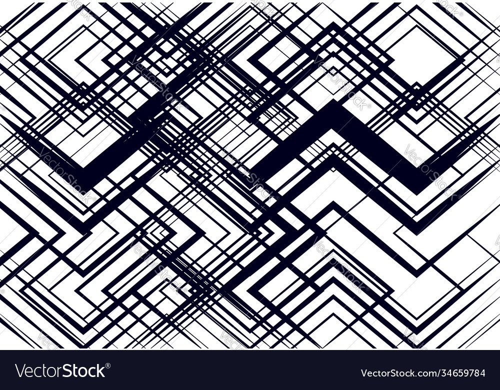 Geometric structure network chaotic jumble Vector Image Geometric structure network chaotic jumble